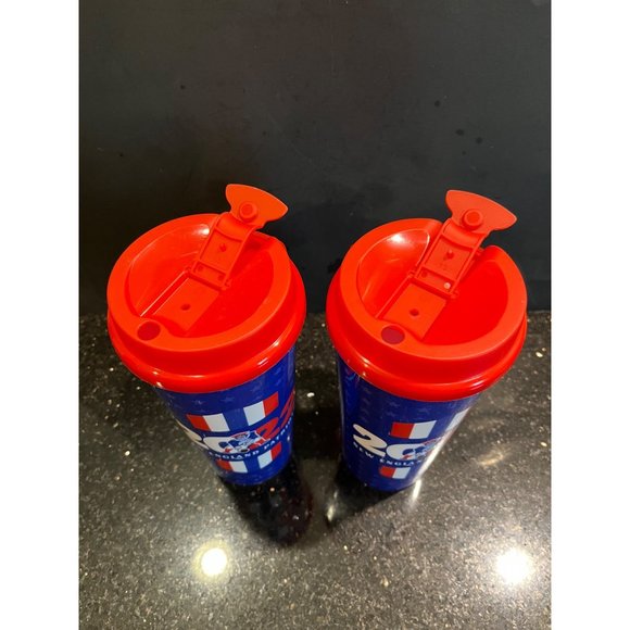 New England Patriots 22 Oz Hot or Cold Beverage Mugs Set of 2 - Picture 5 of 11